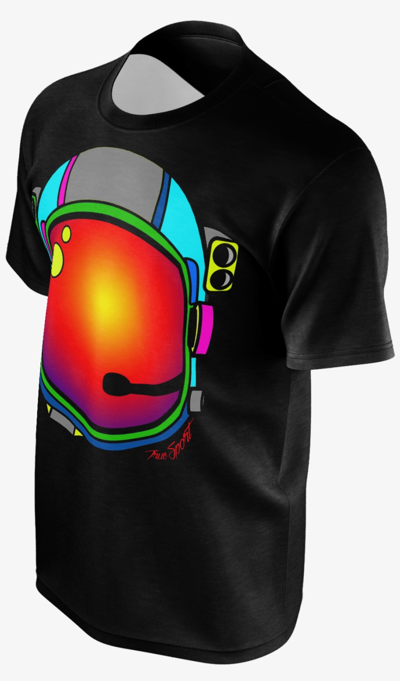 Original Spaceman Big Print - Active Shirt, transparent png download