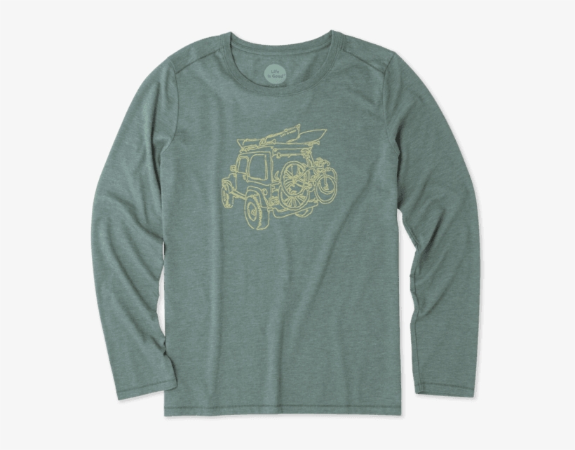 Women's Outdoor Fun Atv Long Sleeve Cool - T-shirt, transparent png download