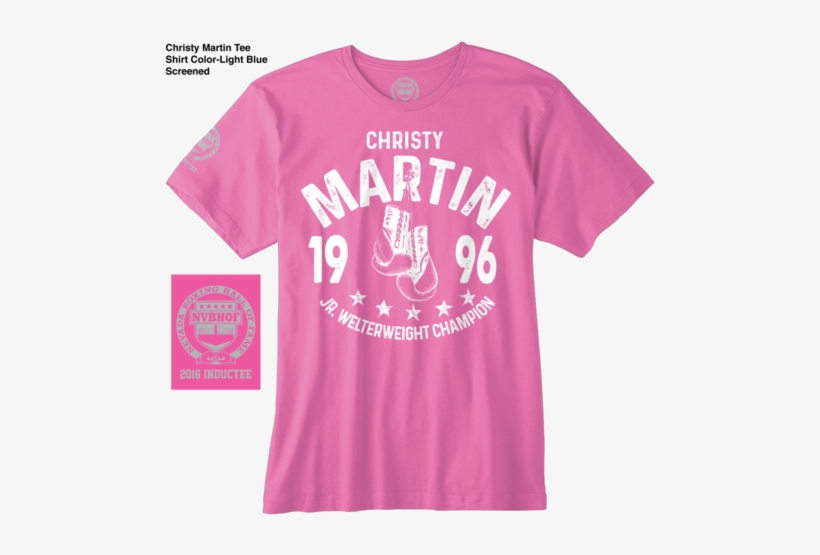 Christy Martin Official Nvbhof T-shirt - Nevada Boxing Hall Of Fame, transparent png download