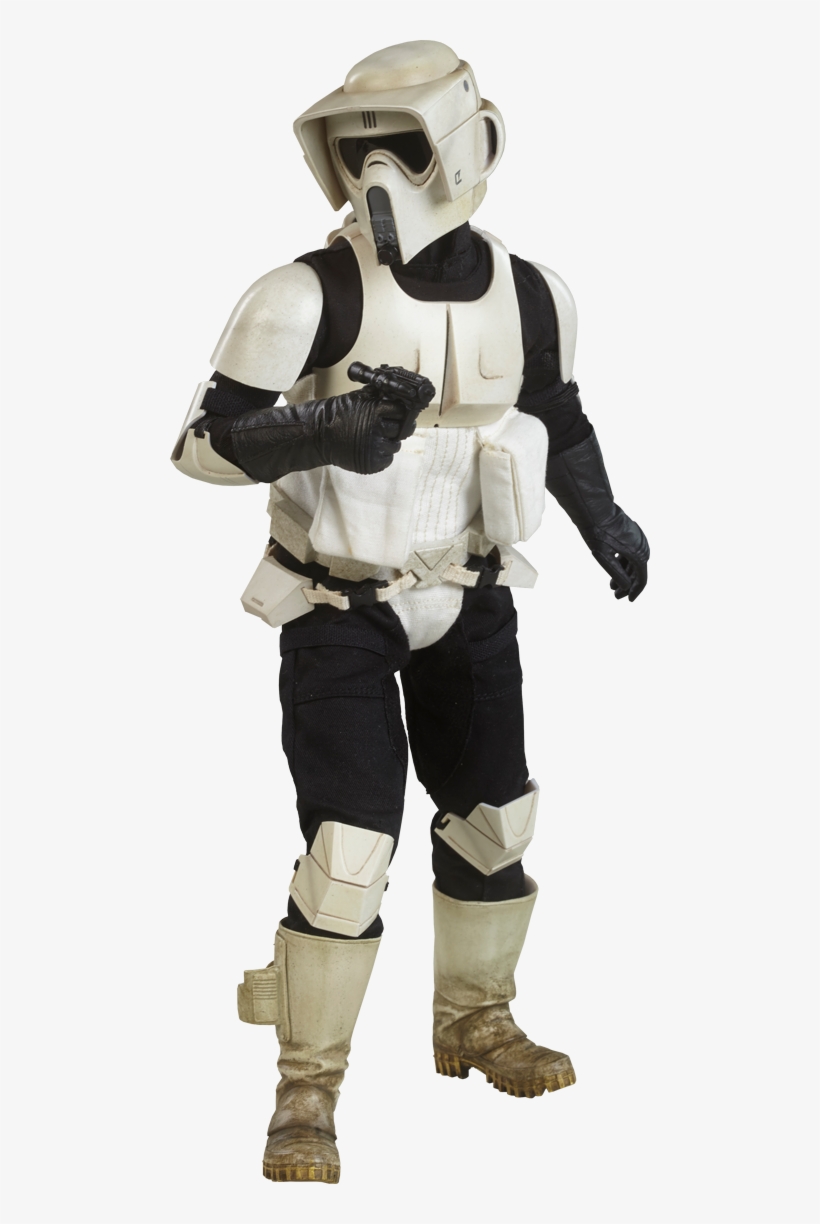 Scout Trooper Sixth Scale Figure - Scout Trooper Star Wars Sixth Scale Figure, transparent png download