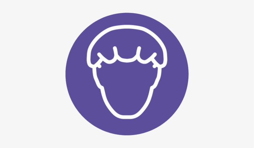 Hair Net Symbol - Hair Protection Must Be Worn Safety Sign, transparent png download