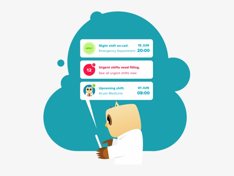 Owl Side Profile With App - Portable Network Graphics, transparent png download