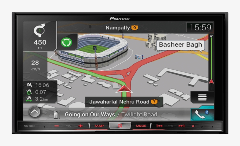 Mrp - 50,290/- - Pioneer Car Audio F80bt, transparent png download