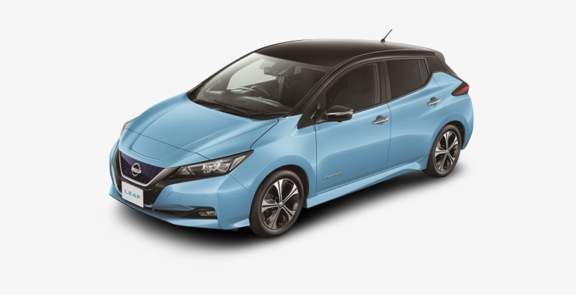 Car Reviews - Nissan Leaf 2018 Silver, transparent png download
