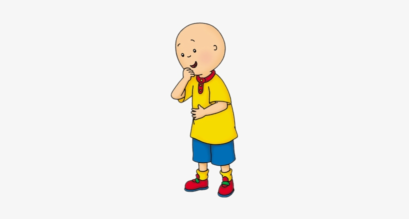 He's Giggling Because His Master Plan To Make A Generation - Caillou Png, transparent png download