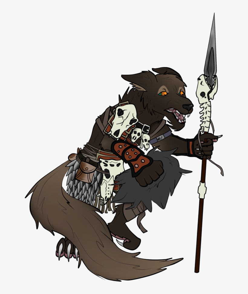 Dnd Werewolf Monk - Werewolf Monk, transparent png download