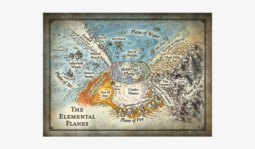 Alum 2014 04 Dmgv2 - D&d 5e Elemental Planes, transparent png download