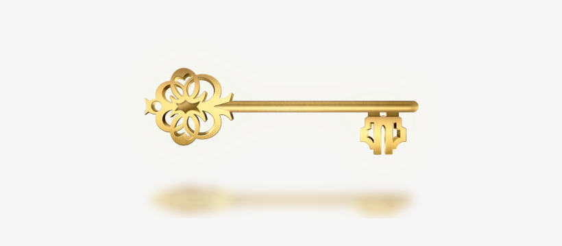 La Llave De Oro - Gold Key Vector Free, transparent png download