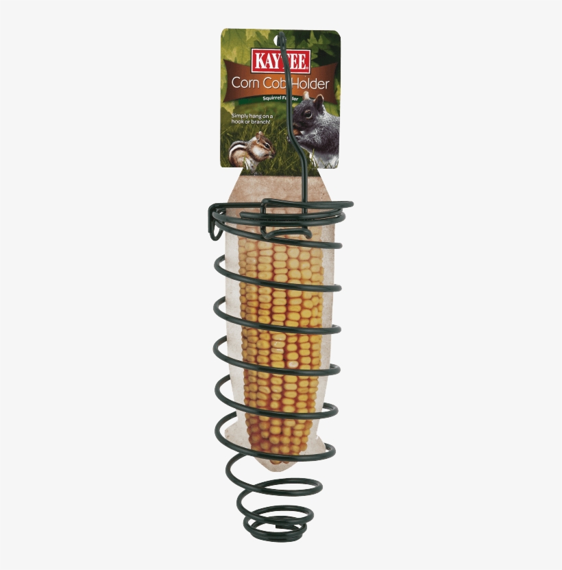 Kaytee Corn Cob Feeder - Kaytee Corn Cob Squirrel Feeder, transparent png download