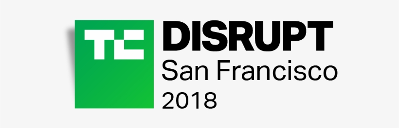 Color Black Shadow Disrupt Horiz Sf 2018 Logo - Techcrunch Disrupt San Francisco 2018, transparent png download
