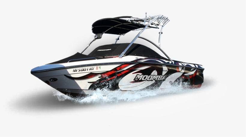 Image Result For Ski Boat Wraps - Fox Racing Boat Graphics, transparent png download