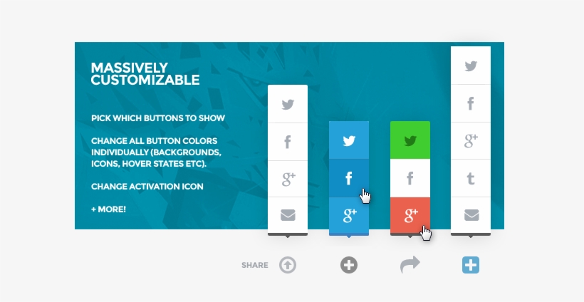 With Zero Setup Required, Your Visitors Can Quickly - Share Button Plugin, transparent png download