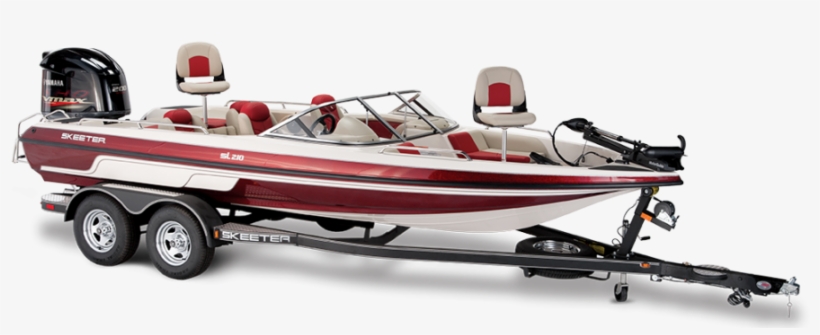 2018 Skeeter Sl210 Fish & Ski Boat For Sale Profile - Skeeter Sl210, transparent png download