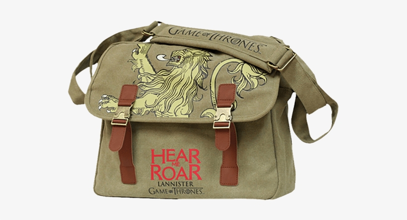 Game Of Thrones - Game Of Thrones - Lannister Sigil Canvas Messenger, transparent png download