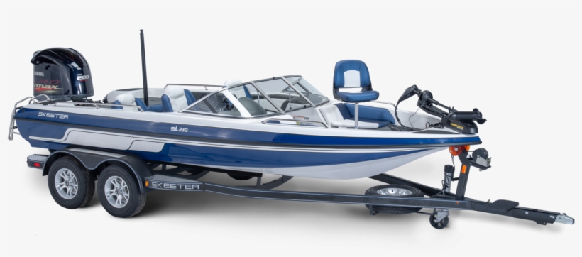 2019 Skeeter Sl210 Fish & Ski Boat For Sale Profile - Boat, transparent png download