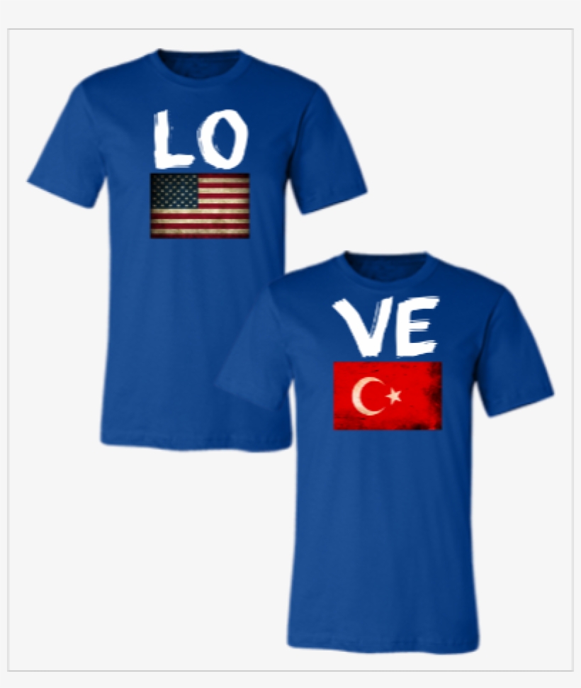 American Turkish Flag Love Couple Design - Mr And Mrs Pac Man Shirt, transparent png download