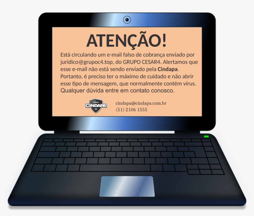 Alerta Email Falso - Netbook, transparent png download