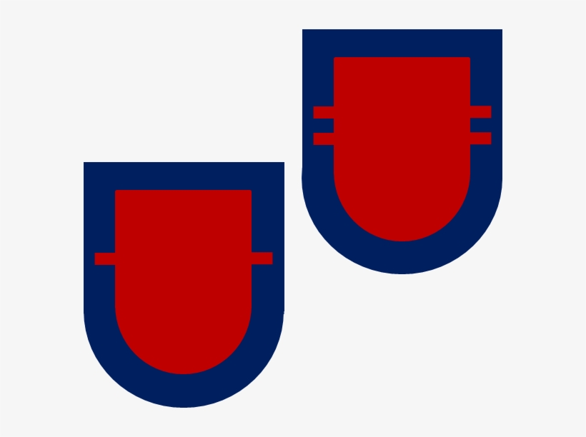 Us Army 501st Inf Reg Flashes - 2 501 Pir Flash, transparent png download