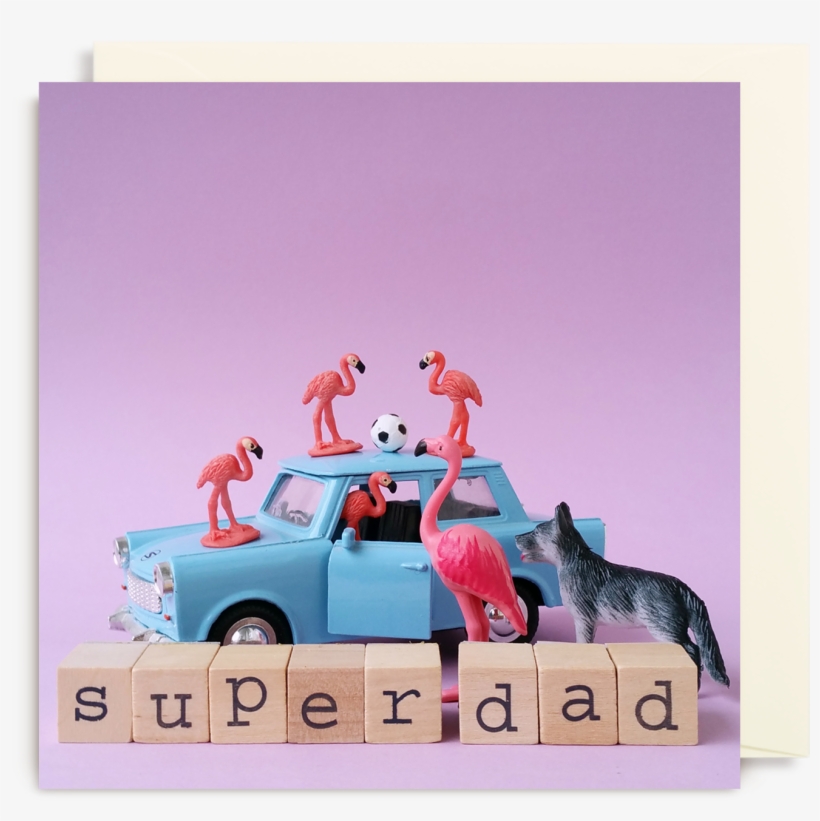 Super Dad Greeting Card - Greeting Card, transparent png download