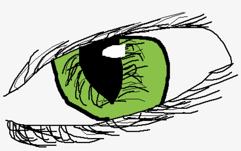 Realistic Cat Eye - Sketch, transparent png download