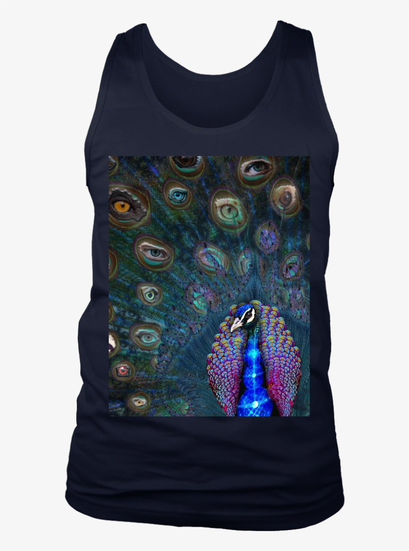 All Seeing Eye Men's Tank - Feather Art Shirts, transparent png download