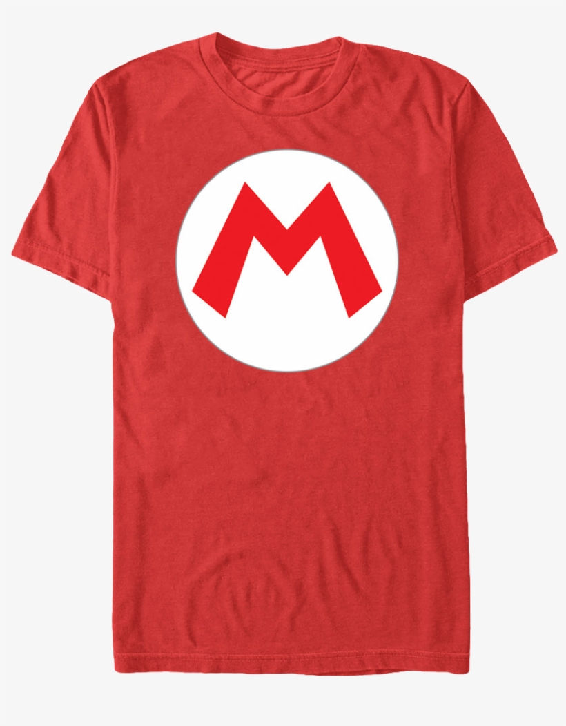 Mario Logo T-shirt - Mario Logo T Shirt, transparent png download