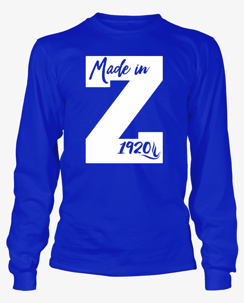 Zeta Phi Beta Letterman Long Sleeve - Zeta Phi Beta - Made In 1920, Size Medium, transparent png download