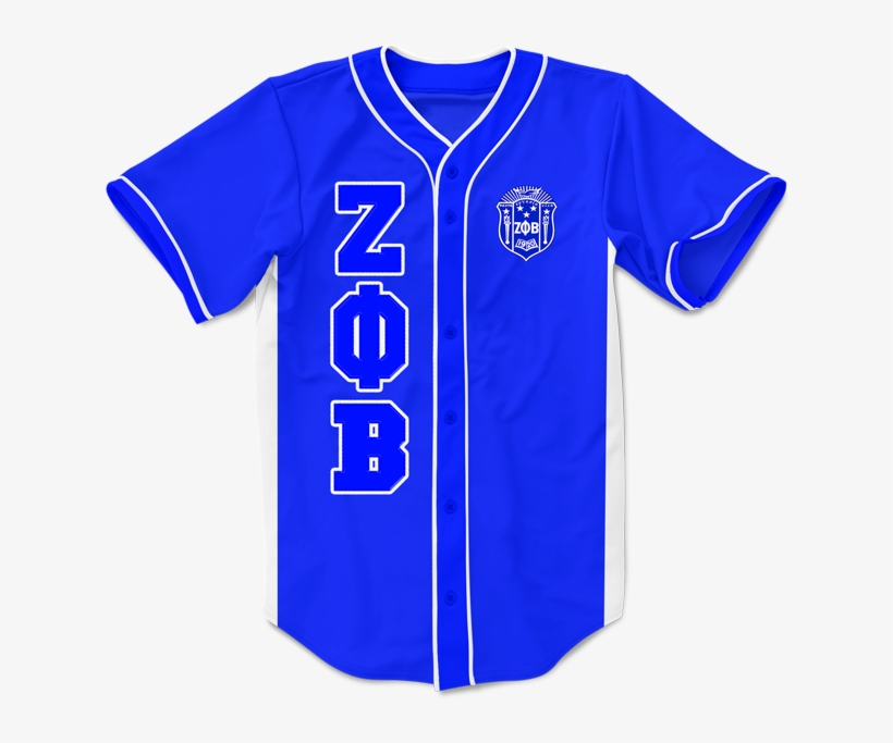 Zeta Phi Beta Embroidered Greek Baseball Jersey - Alpha Phi Alpha Baseball Jersey, transparent png download