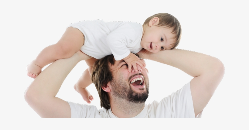 Father With Babies, transparent png download