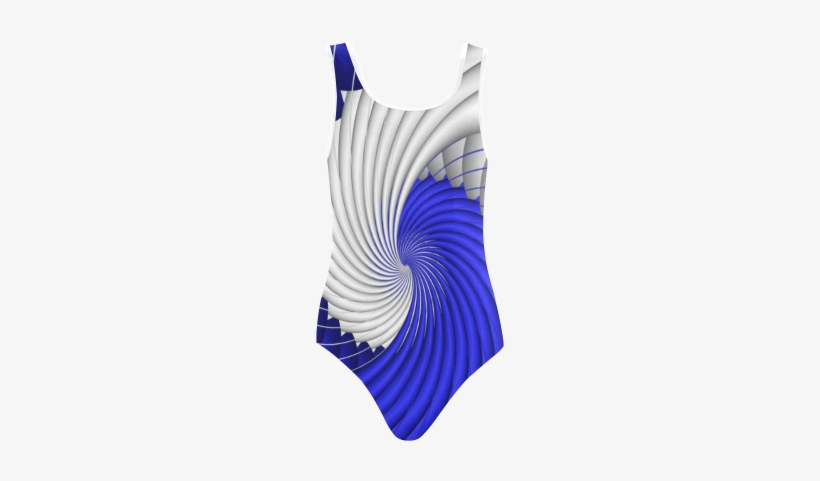 Blue Silver Beautiful Abstract Wave Vest One Piece - Active Tank, transparent png download