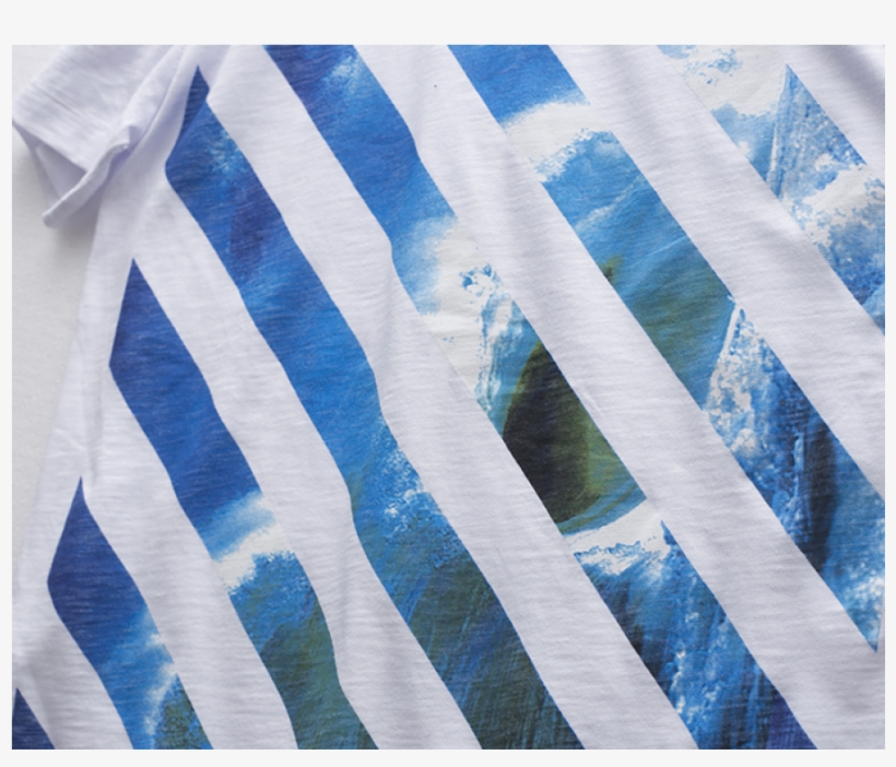 Off White Sky Blue Stripe, transparent png download