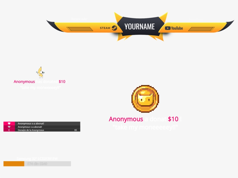 Tipeeestream Scene - Fang Layout - Graphics, transparent png download