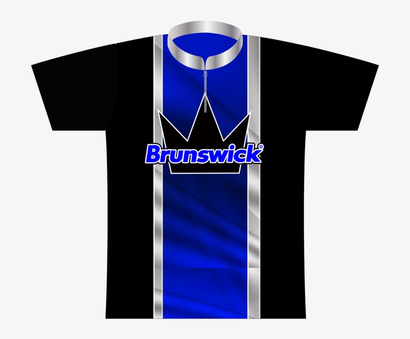 Brunswick Blue Stripe Dye Sublimated Jersey - Shirt, transparent png download