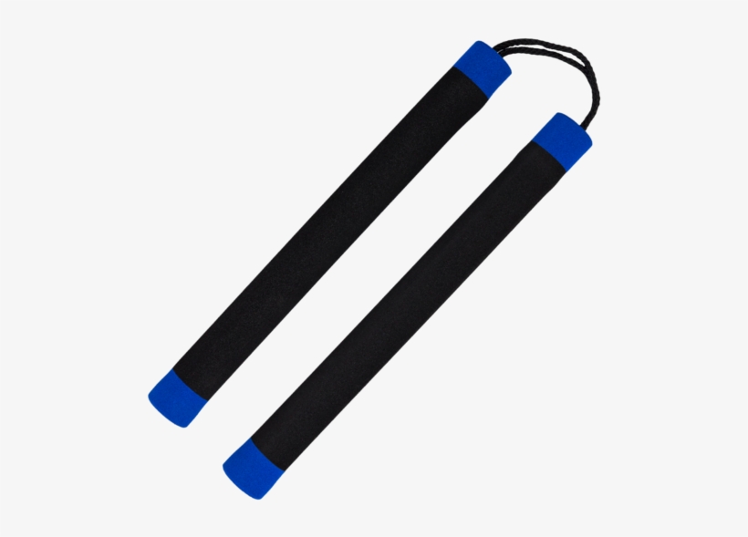 Blue Stripe Foam Nunchaku - Blitz Junior Foam Cord Nunchaku, transparent png download