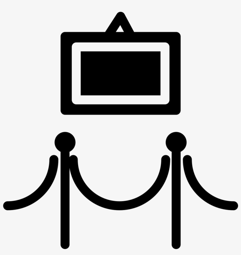 Painting Exhibit In Fine Art Museum Comments - Exhibition Symbol, transparent png download