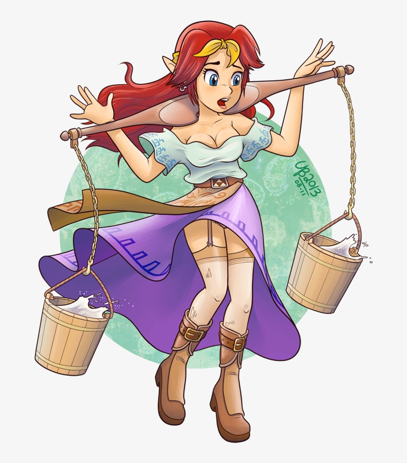 The Legend Of Zelda - Legend Of Zelda Malon Milk, transparent png download