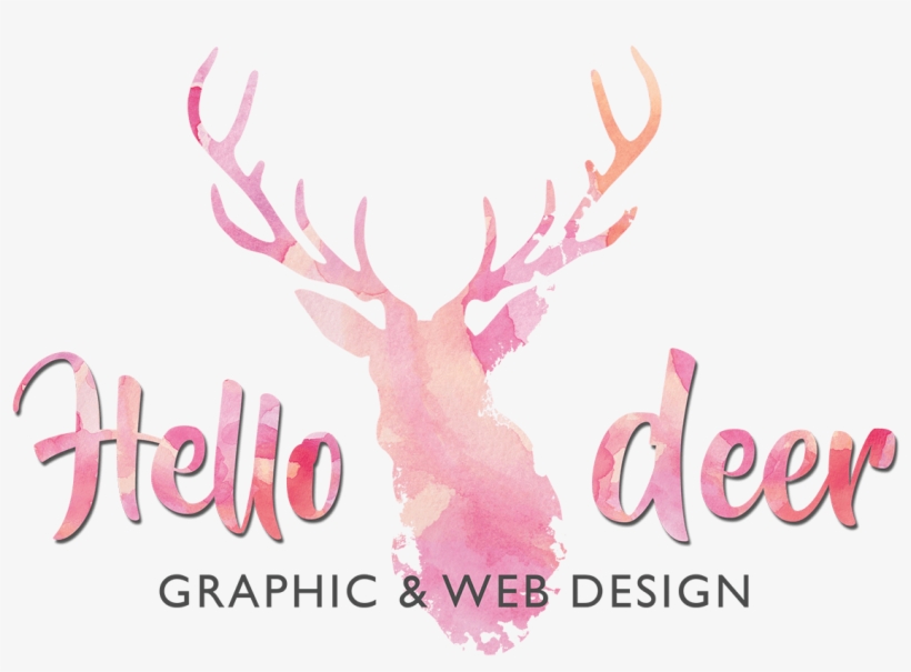 Hello Deer Logo-web - Elk, transparent png download