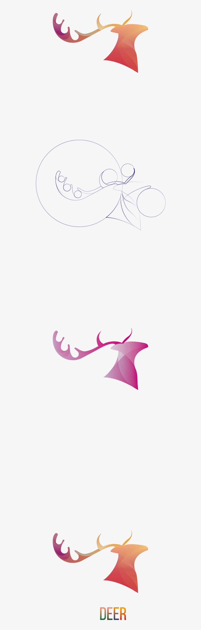 Deer - Logo Animal - Sketch, transparent png download
