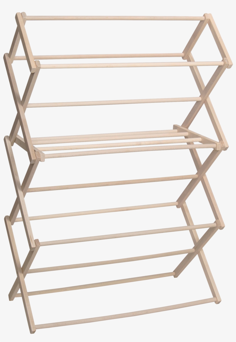 Pennsylvania Woodworks Large Wooden Clothes Drying - Clothes Horse, transparent png download