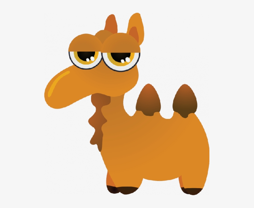 Camels Clipart Transparent - Jungle Animal Wall Sticker - Cute Wall Decal, transparent png download