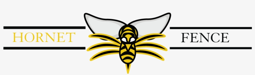 Bold, Modern, Fencing Logo Design For Hornet Fence - Design, transparent png download