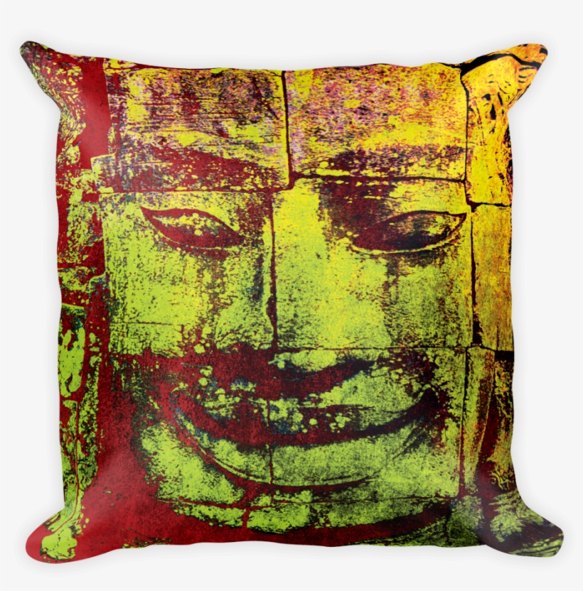 Pop Art Throw Pillow - Angkor Thom, transparent png download