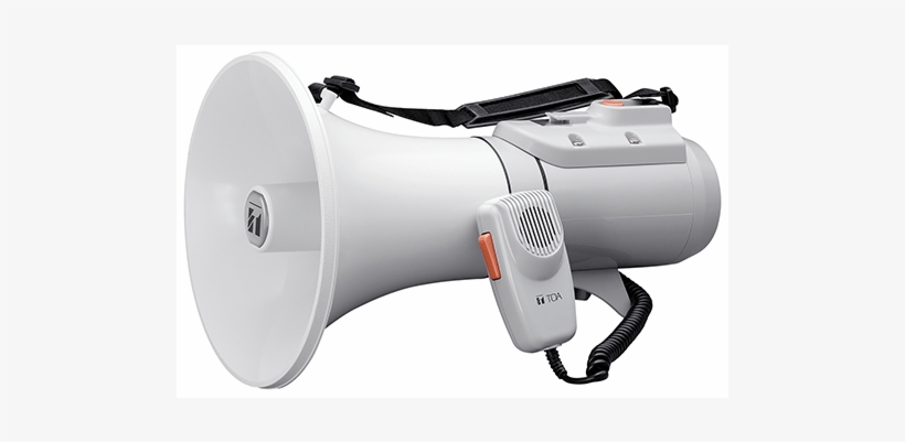 Gjallarhorn - Toa Er-2215w Shoulder Megaphone 15 W- Whistle- White/gray, transparent png download