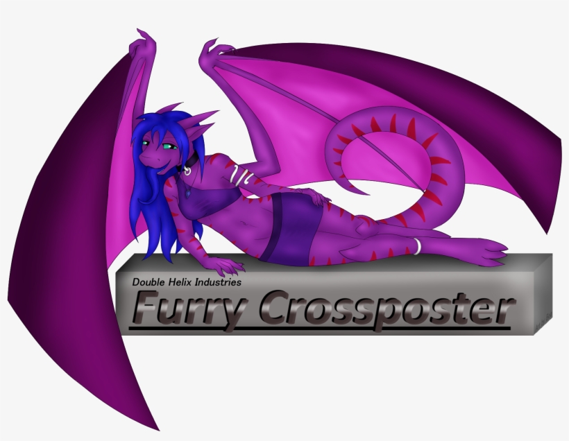 Furry Crossposter By Rainbow-boa - Rainbow Boa, transparent png download