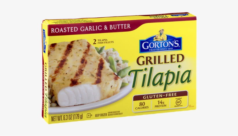 Gortons Grilled Tilapia - 2 Fillets, 6.3 Oz Box, transparent png download