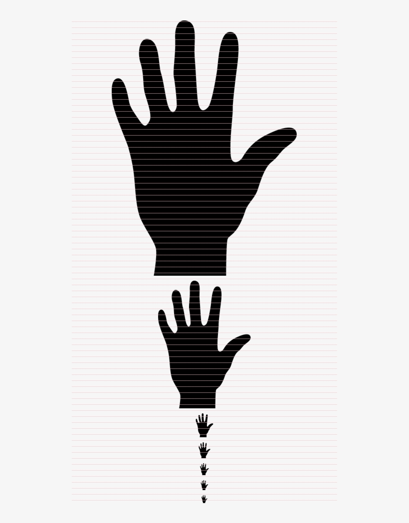 Fingers Icon From Black Hand Icons - Icon, transparent png download