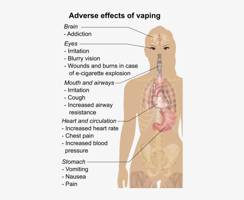 Possible Adverse Effects Of Vaping - Vaping Effects, transparent png download