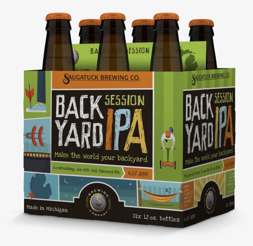 Backyard Session Ipa - Saugatuck Brewing Company, transparent png download