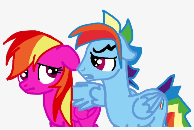 Rainbow Blitz And Feathermay My Feelings Won't Change - Feathermay And Rainbow Blitz, transparent png download