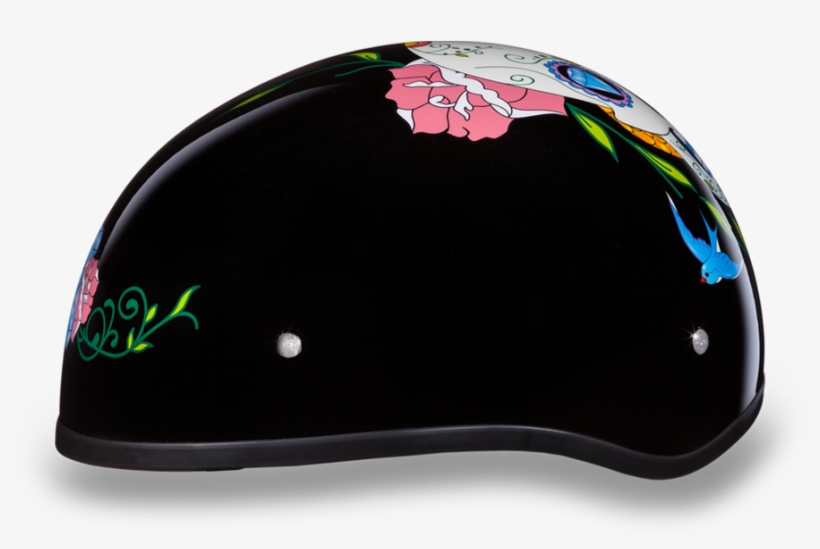 Brand - Daytona Helmet D.o.t. Daytona Skull Cap- W/ Diamond, transparent png download
